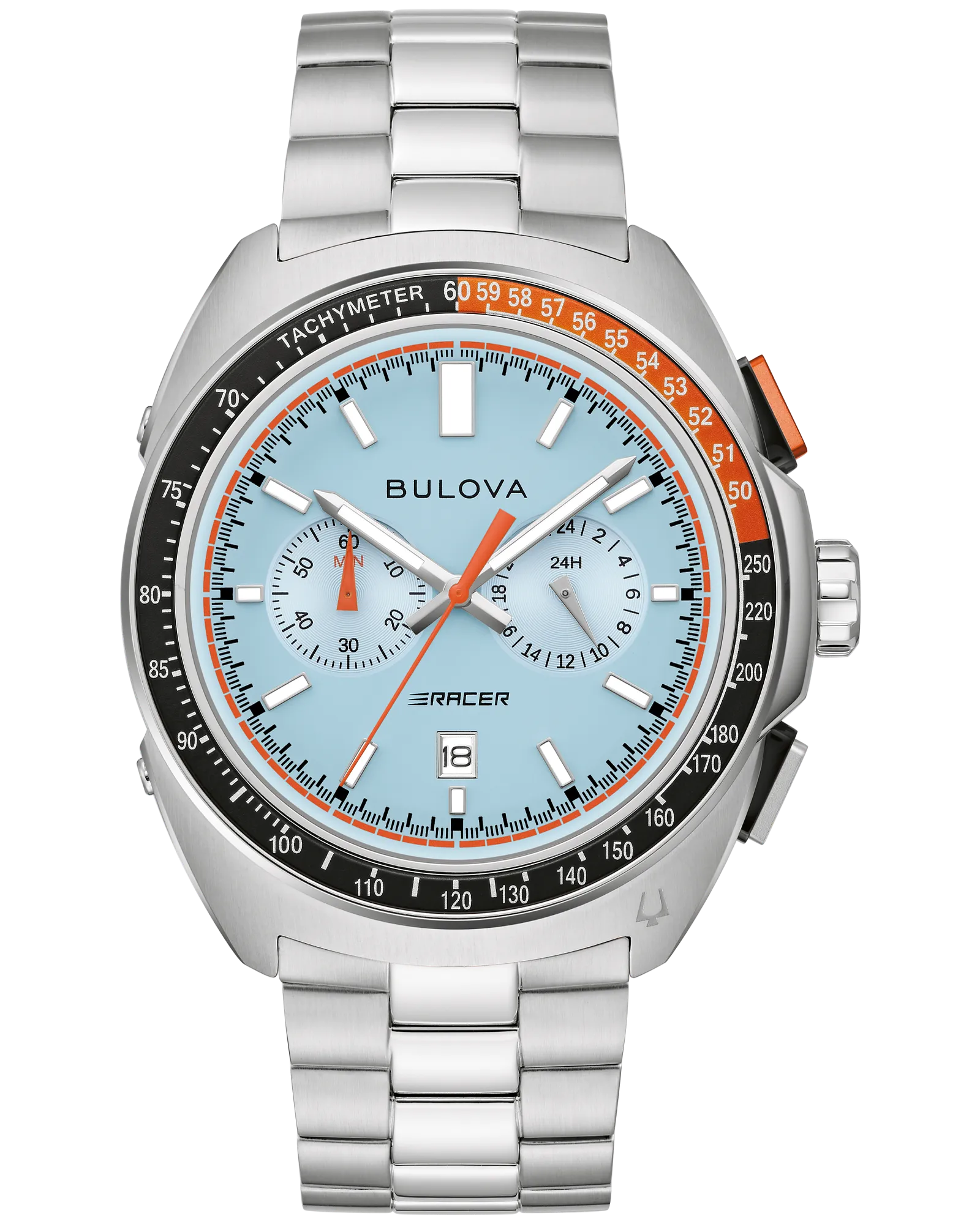 Bulova Racer Chronograph Watch 98B432 42mm