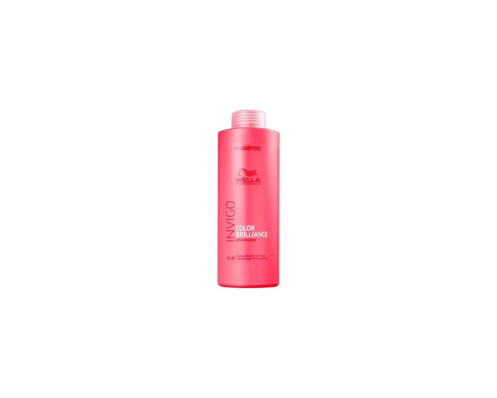 Wella Brilliance Shampoo 1L - Color Protection and Shine - YesMegastore