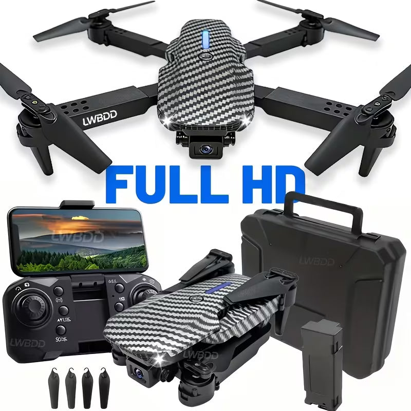 Carbon Fiber Drone 360 Flip, Dual HD Camera