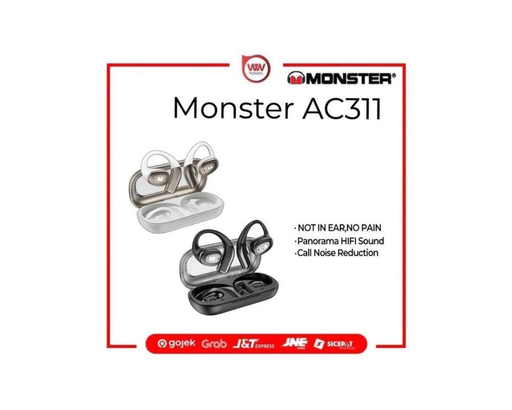 Monster Open Ear AC311 Wireless Earbuds: Stay aware. Stay connected. Stay powerful - YesMegastore
