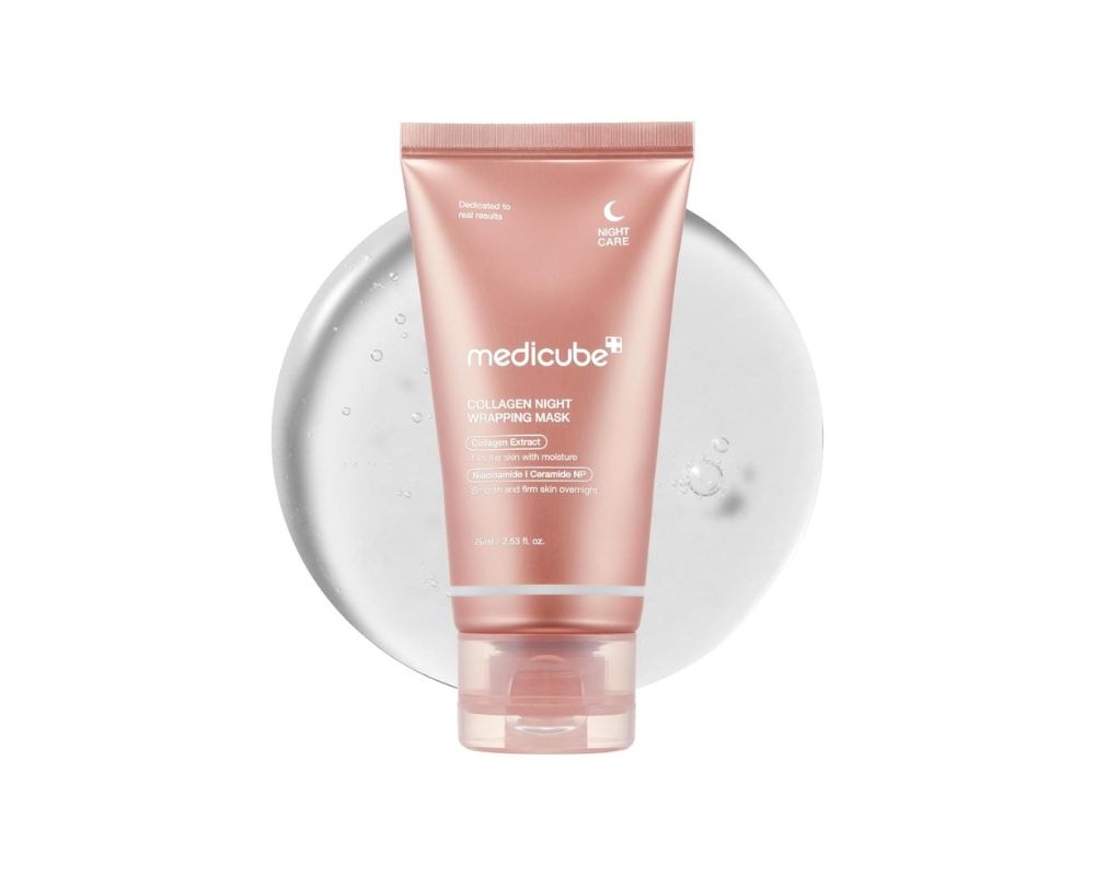 Medicube COLLAGEN NIGHT WRAPPING MASK 75ml: Intense hydration while you sleep - YesMegastore