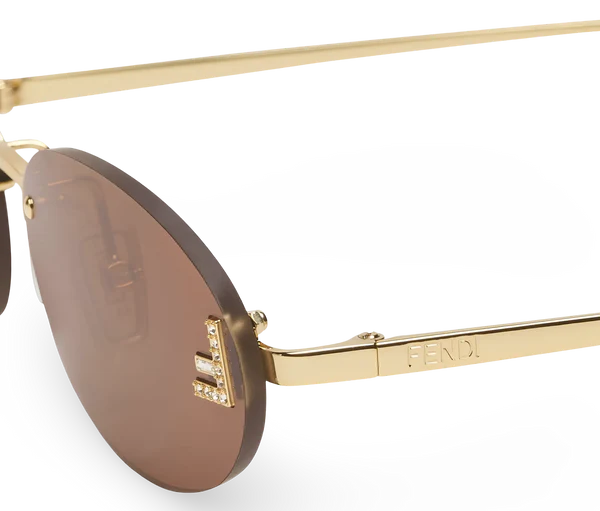 Fendi First Crystal FE4075US 30J 54 Sunglasses