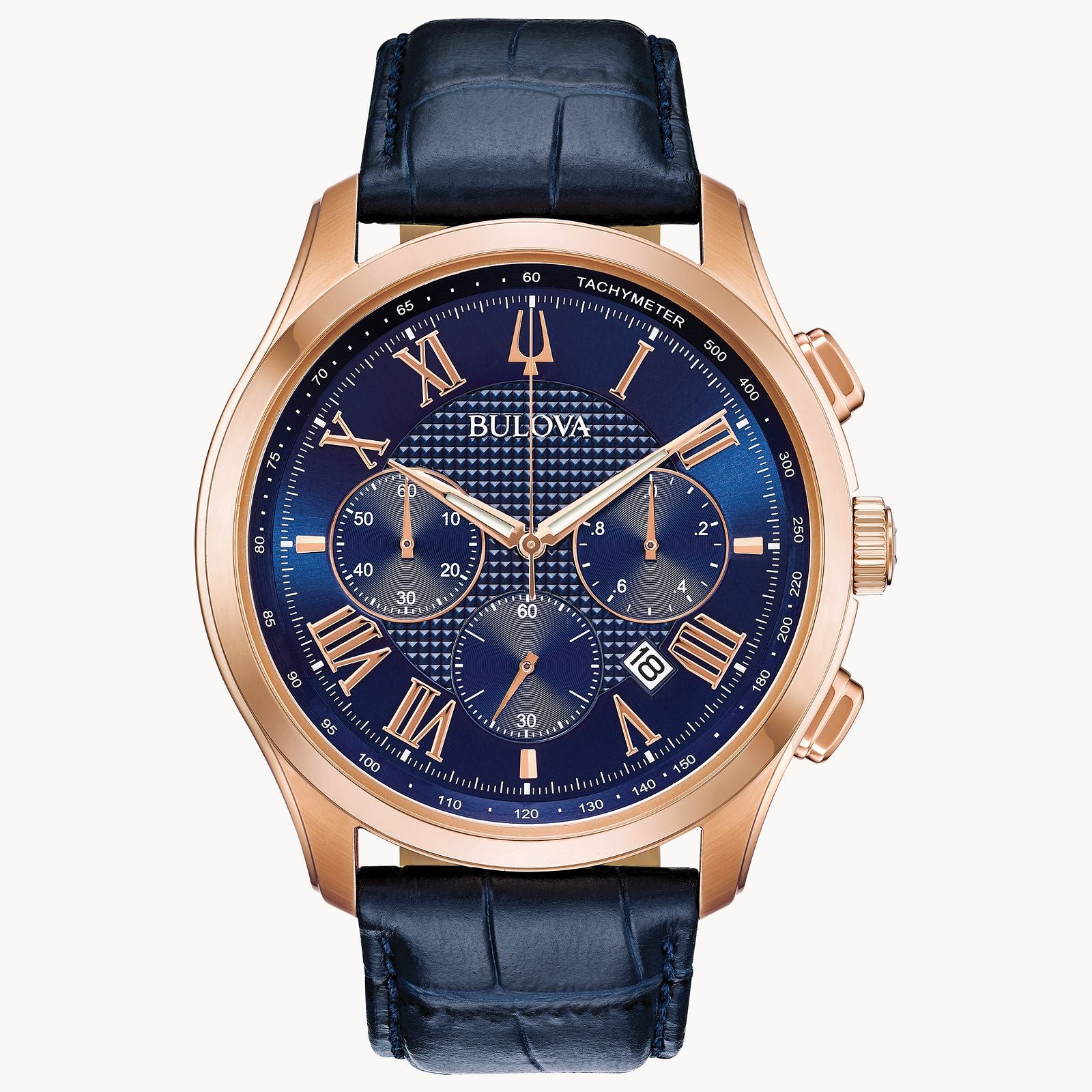 Bulova Men’s Wilton 97B170 – Blue Dial