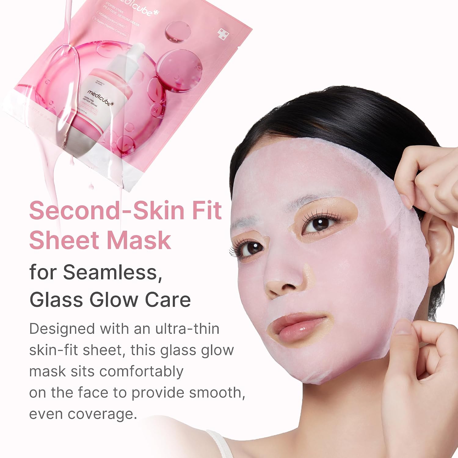 Medicube PDRN Pink Peptide Ampoule Mask