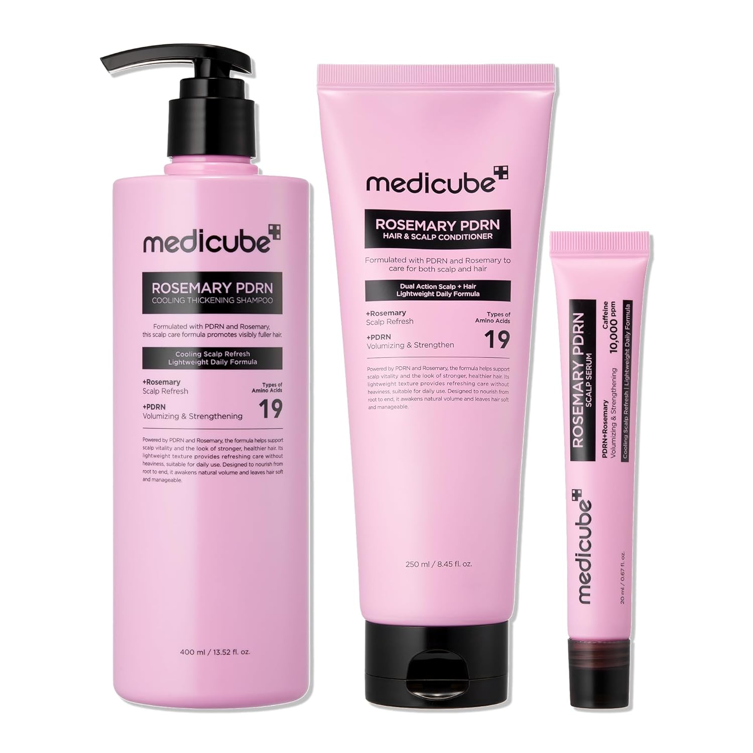 Medicube Rosemary PDRN Hair & Scalp Care Set