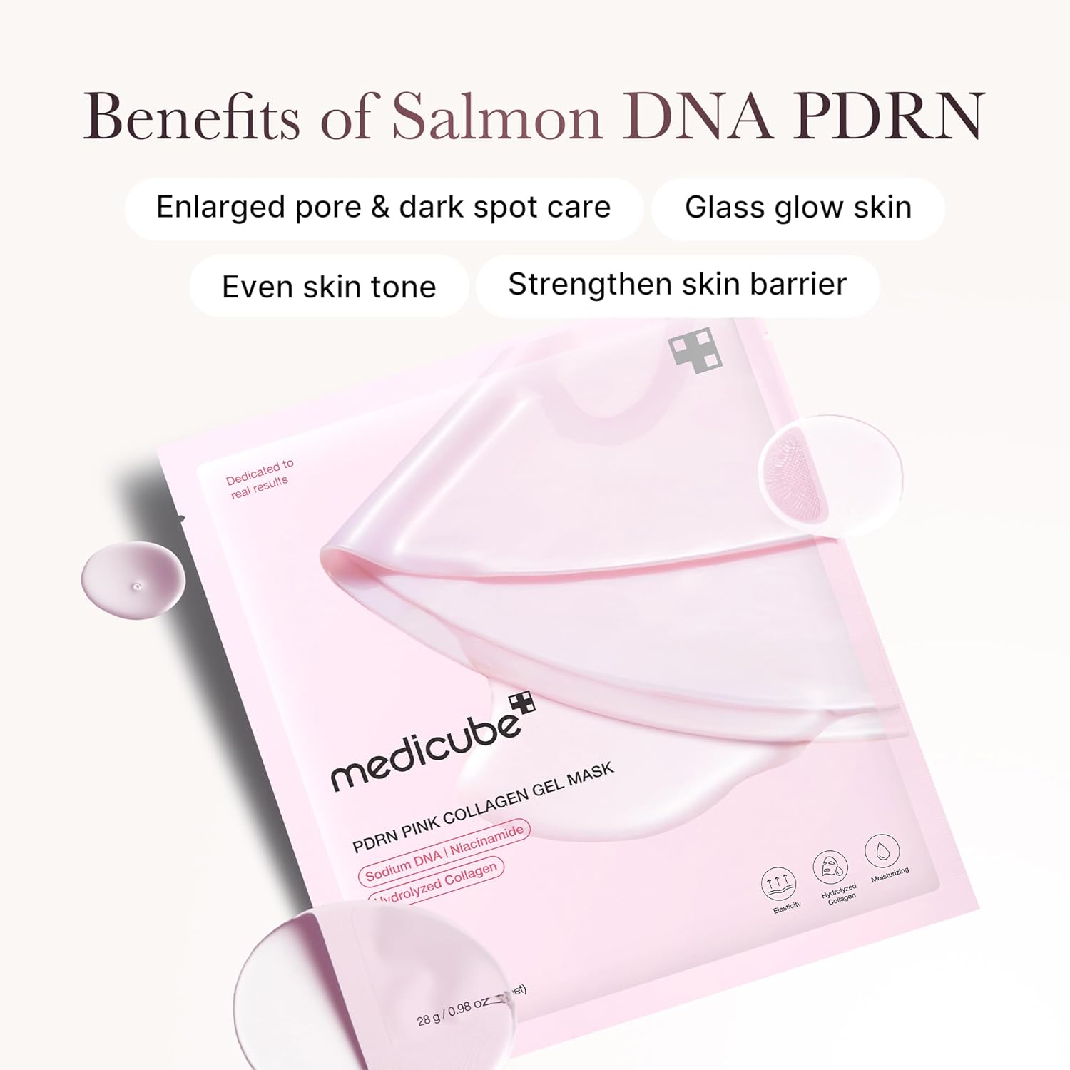 medicube  PDRN pink collagen  gel mask(1 sheet)