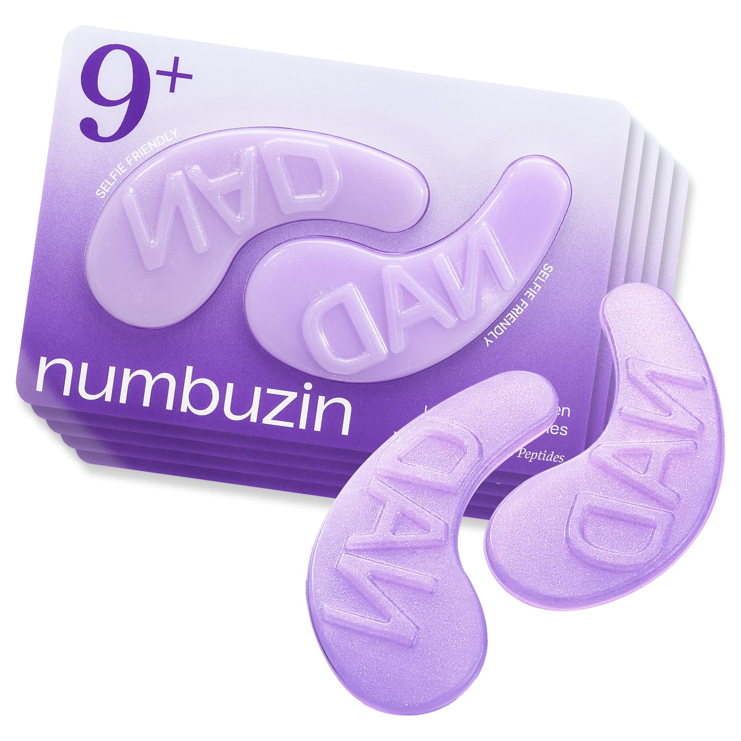 Numbuzin No.9 Eye Patches — NAD+ Collagen Gel Under-Eye Masks