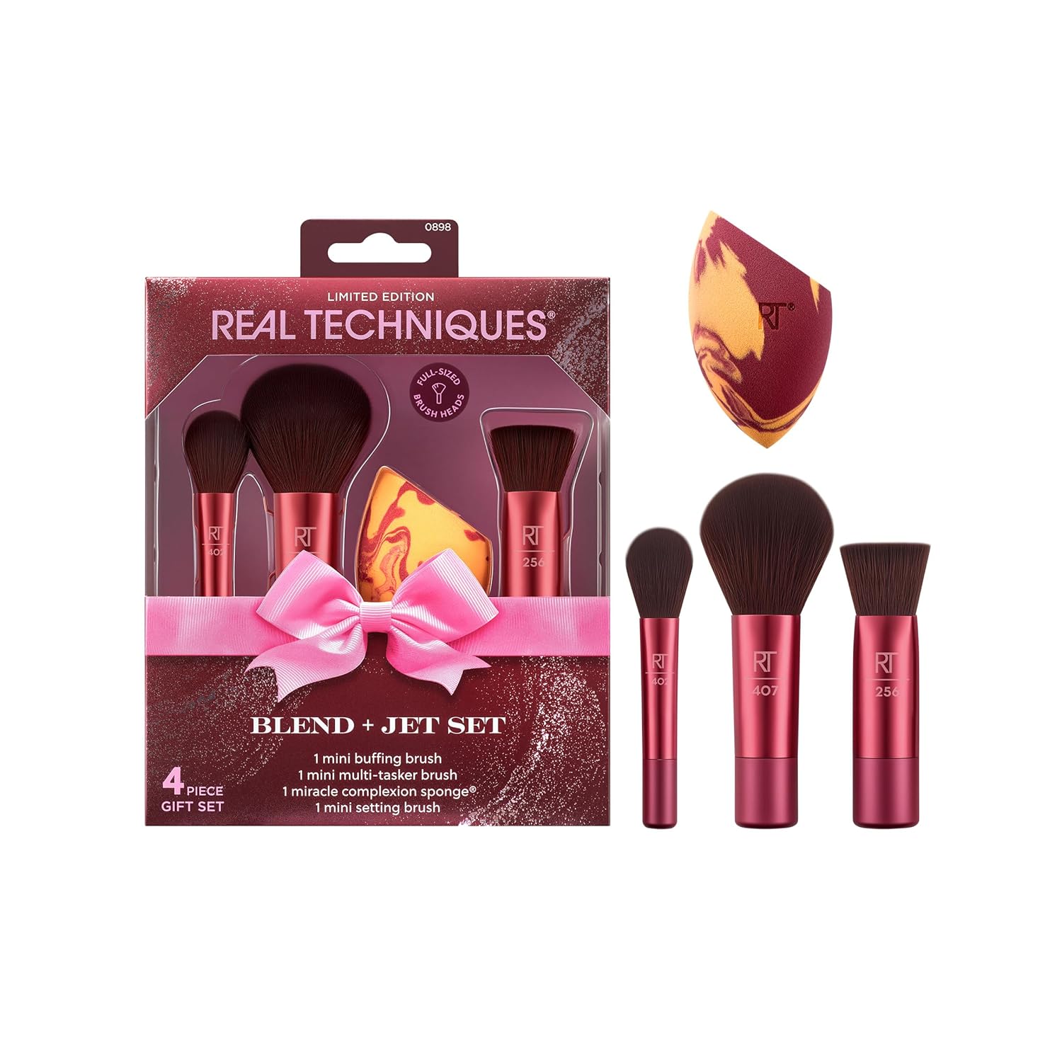 Real Techniques Blend + Jet Set Travel 4 pieces