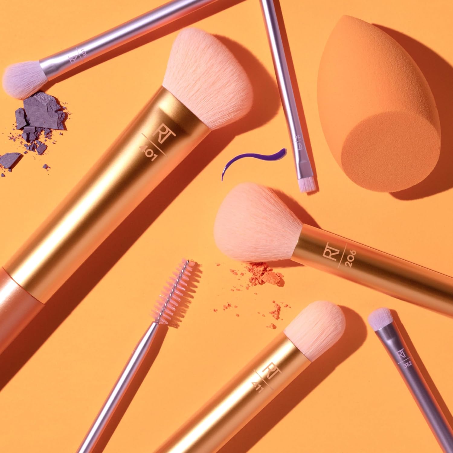 Real Techniques Level Up 8-Piece Brush & Sponge Set