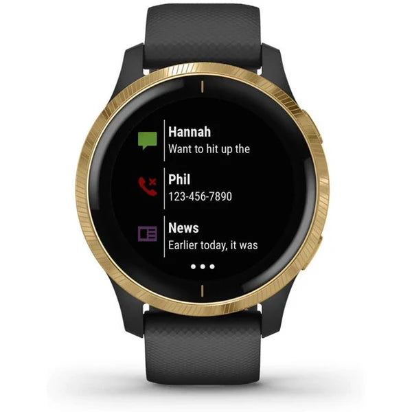 Garmin Venu Black with Gold
