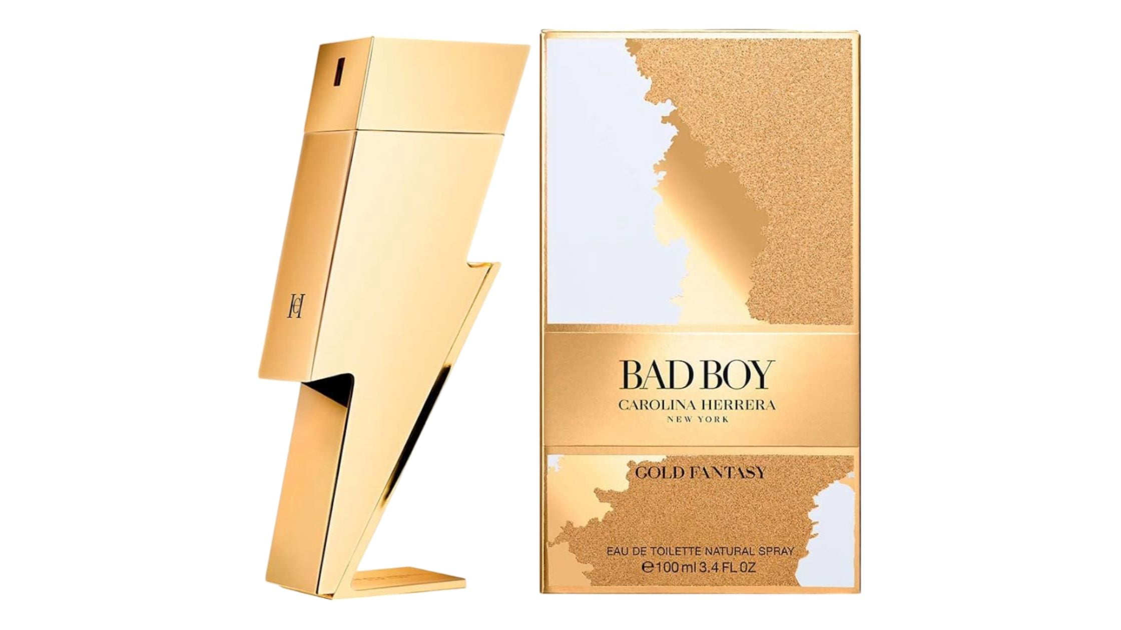 Bad Boy Gold Fantasy, By Carolina Herrera EDT 100ml - YesMegastore