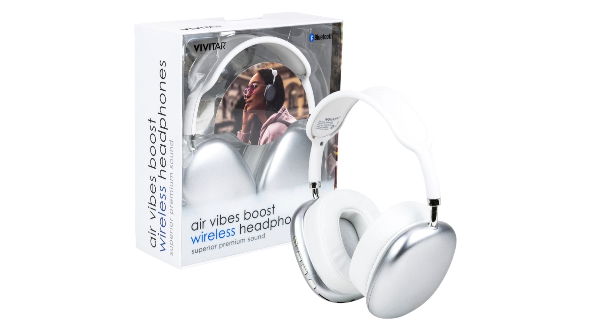 Vivitar Air Vibes Boost Wireless Headphones - YesMegastore