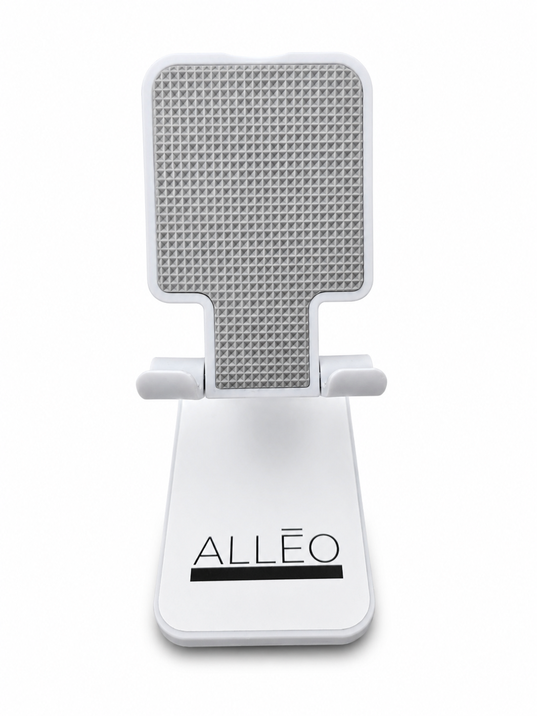 ALLEO Adjustable Phone Stand – Foldable Desktop Cell Phone Holder