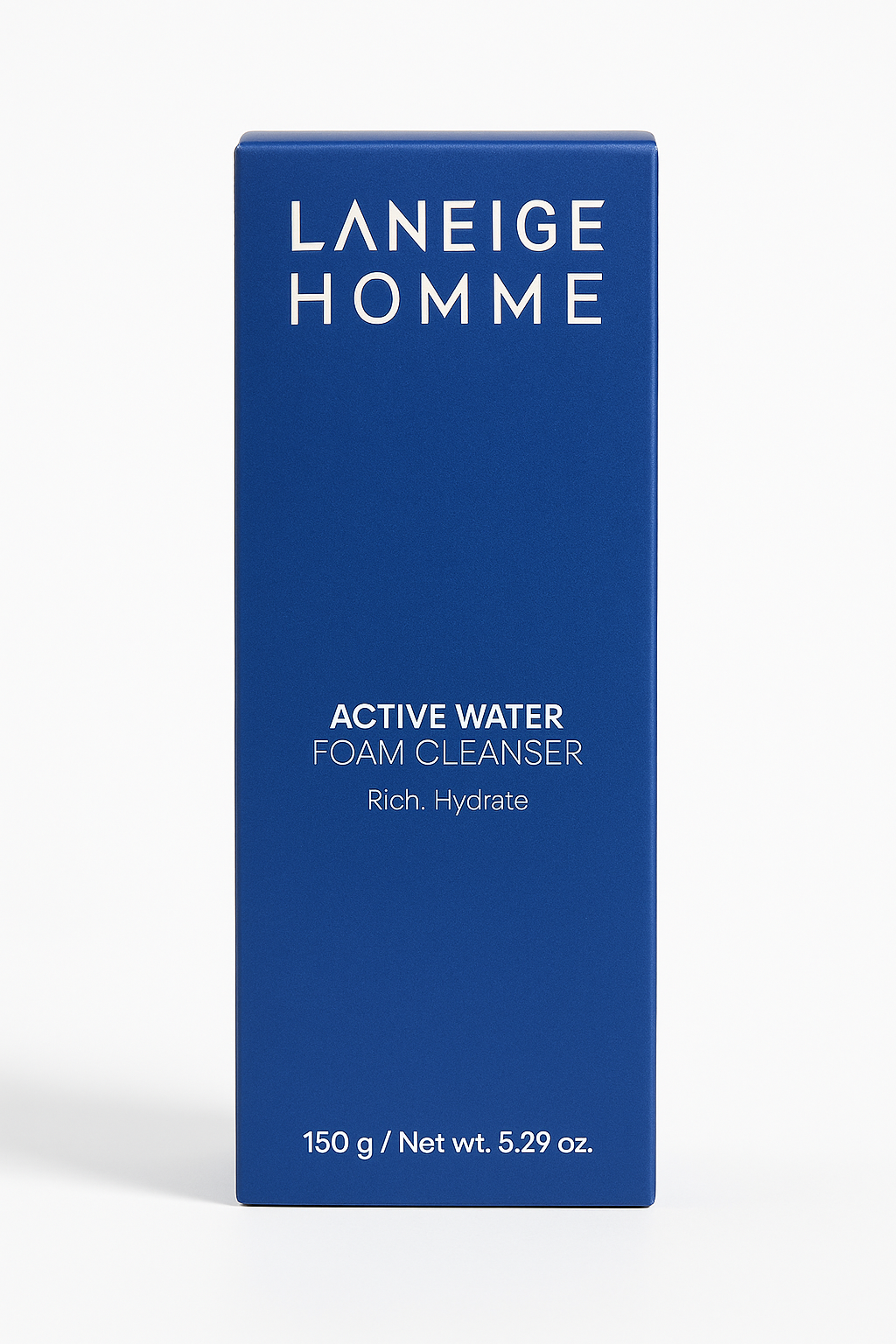 LANEIGE HOMME Active Water Foam Cleanser – 150g / 5.29 oz