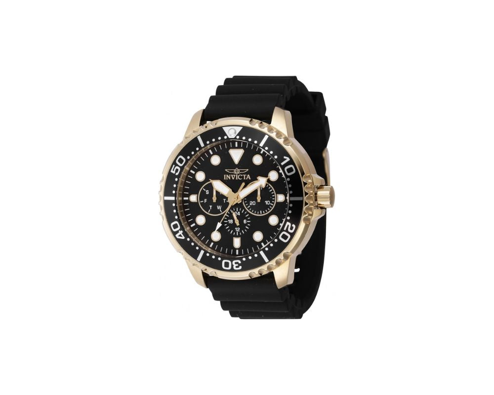 Invicta 47235 Pro Diver Quartz Black Dial Men's Watch: Take control of your time and style - YesMegastore