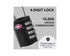 TSA Luggage Lock - 4 Digits: Travel smart, travel secure - YesMegastore