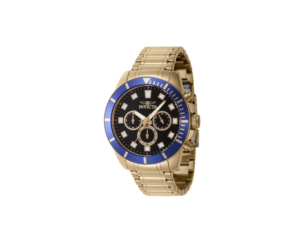 Invicta 46044 Pro Diver Men's Watch - 45mm. Gold: Bold Elegance, Timeless Performance - YesMegastore