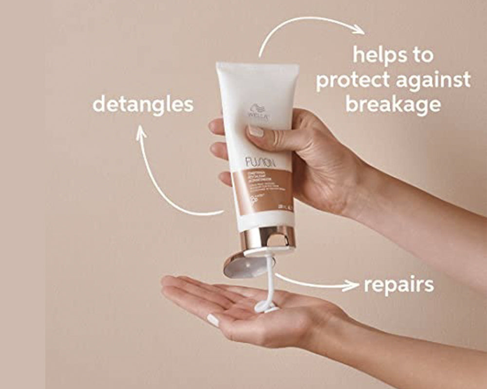 Wella Fusion Plex Conditioner 200ml - Repair and Strengthen Hair Care - YesMegastore