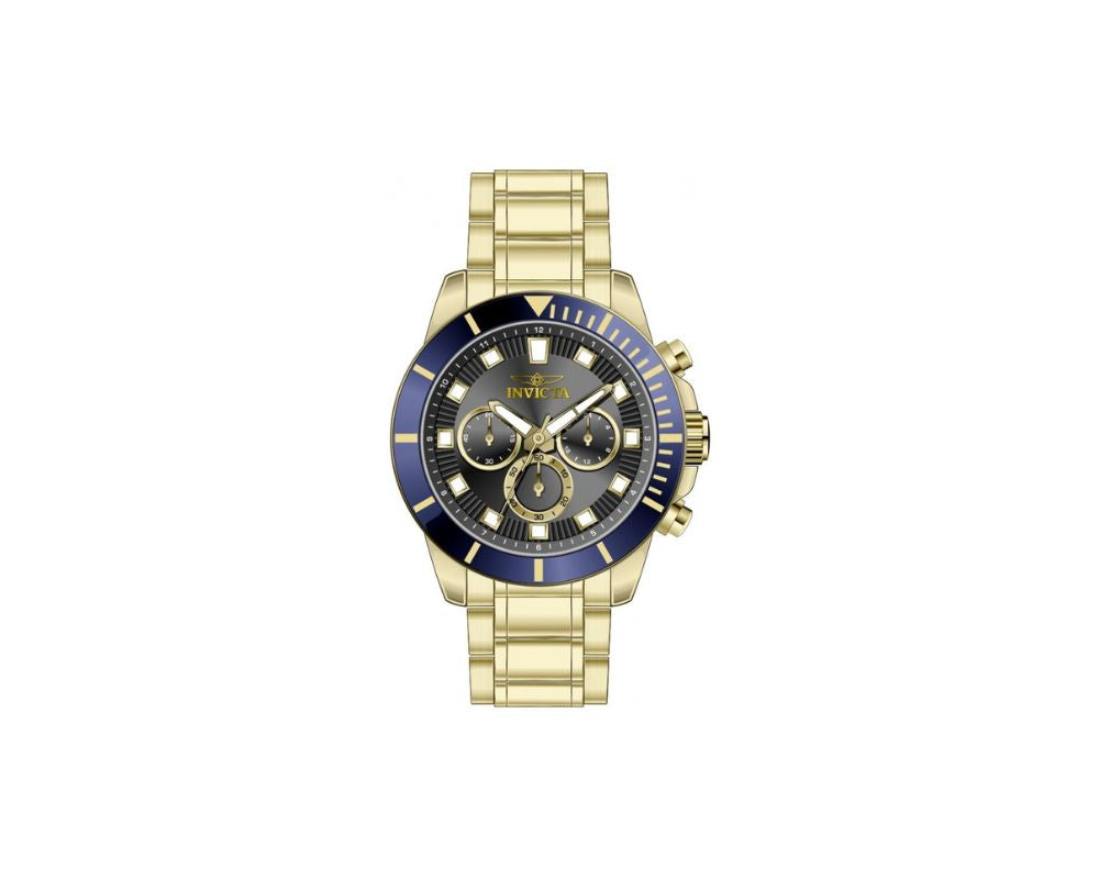 Invicta 46044 Pro Diver Men's Watch - 45mm. Gold: Bold Elegance, Timeless Performance - YesMegastore