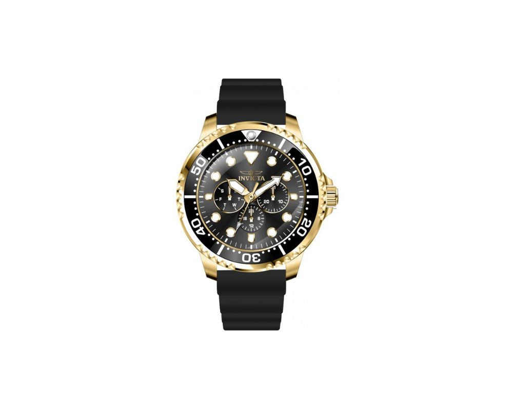 Invicta 47235 Pro Diver Quartz Black Dial Men's Watch: Take control of your time and style - YesMegastore