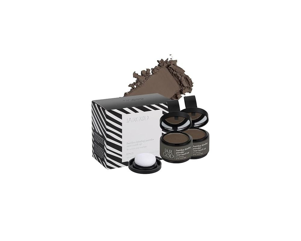 Hairline Root Touch-Up Powder for Instant Gray Coverage: Instant Gray Coverage Anytime, Anywhere - YesMegastore