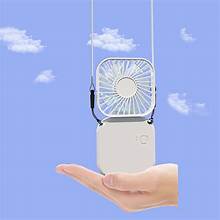 Hanging Neck Fans Mini Folding Fan 3000mAh