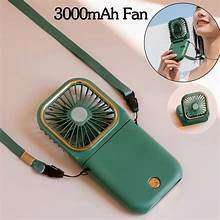 Hanging Neck Fans Mini Folding Fan 3000mAh