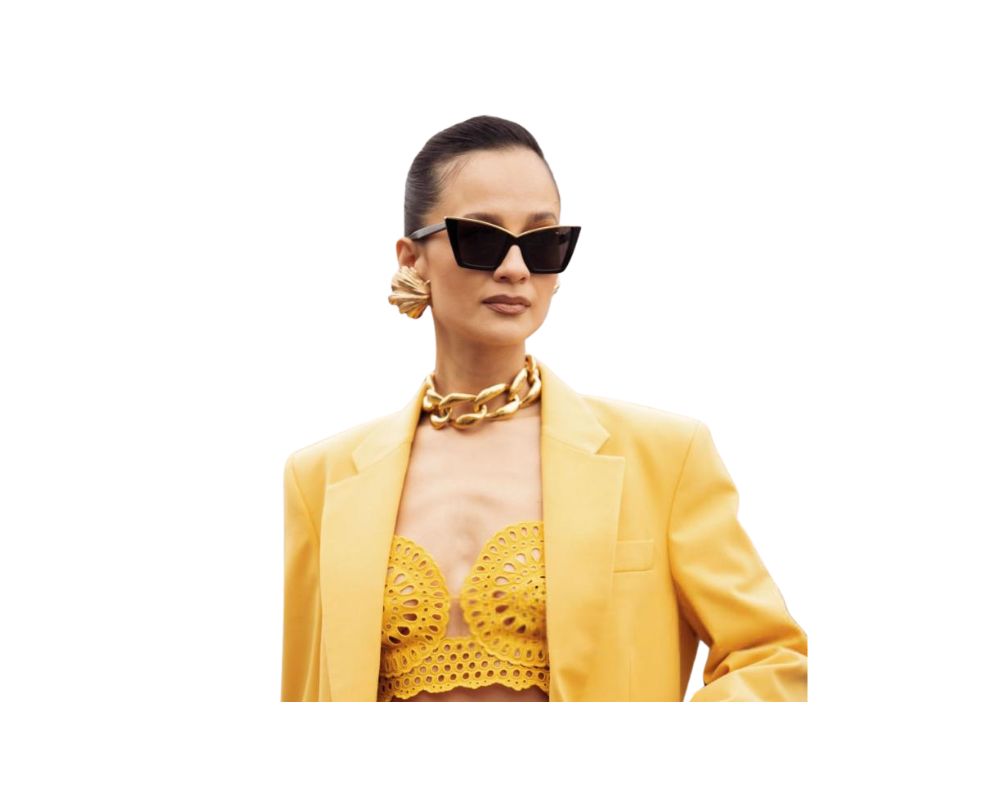 Saint Laurent SL 570 001 Sunglasses: Elegance Personified - YesMegastore