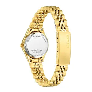 Citizen Quartz Crystal Black Dial Ladies Watch EQ0532-55E