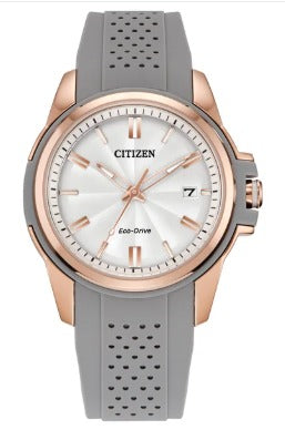 Citizen Eco Drive Weekender Pink Gold Tone
