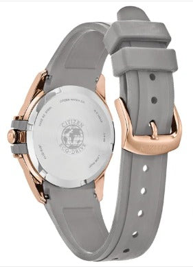 Citizen Eco Drive Weekender Pink Gold Tone