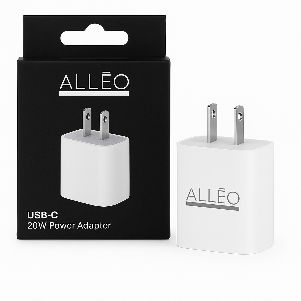 ALLEO USB-C 20W Power Adapter – Fast Charging