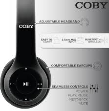 Coby max-III wireless folding stereo headphones - YesMegastore