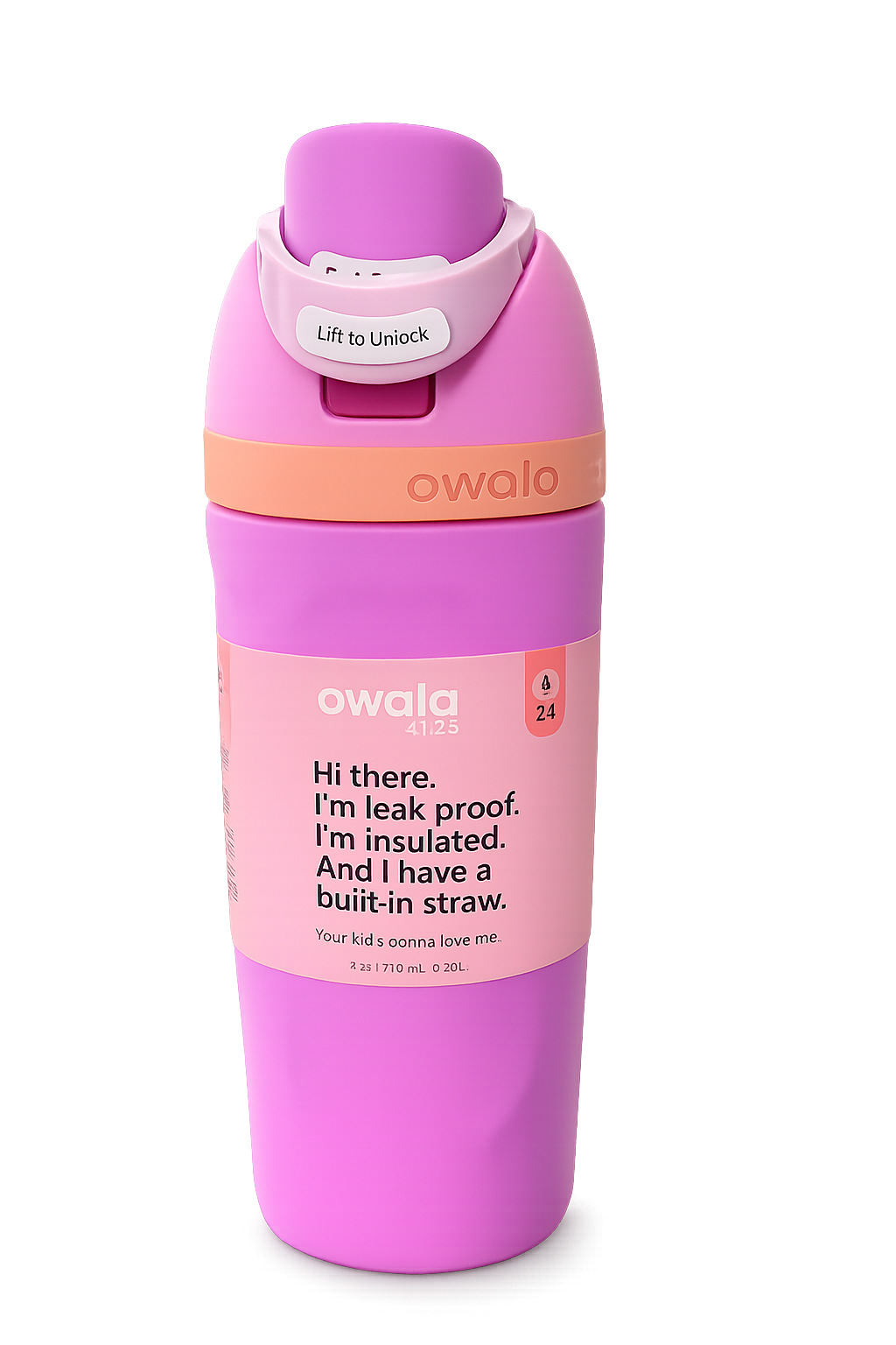 Owala Kids FreeSip 16oz Water Bottle