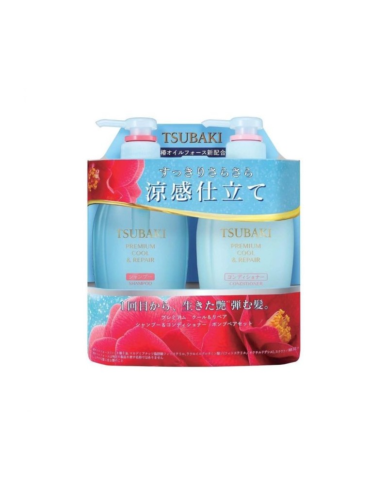 TSUBAKI Premium Cool & Repair Shampoo & Conditioner Pair Set
